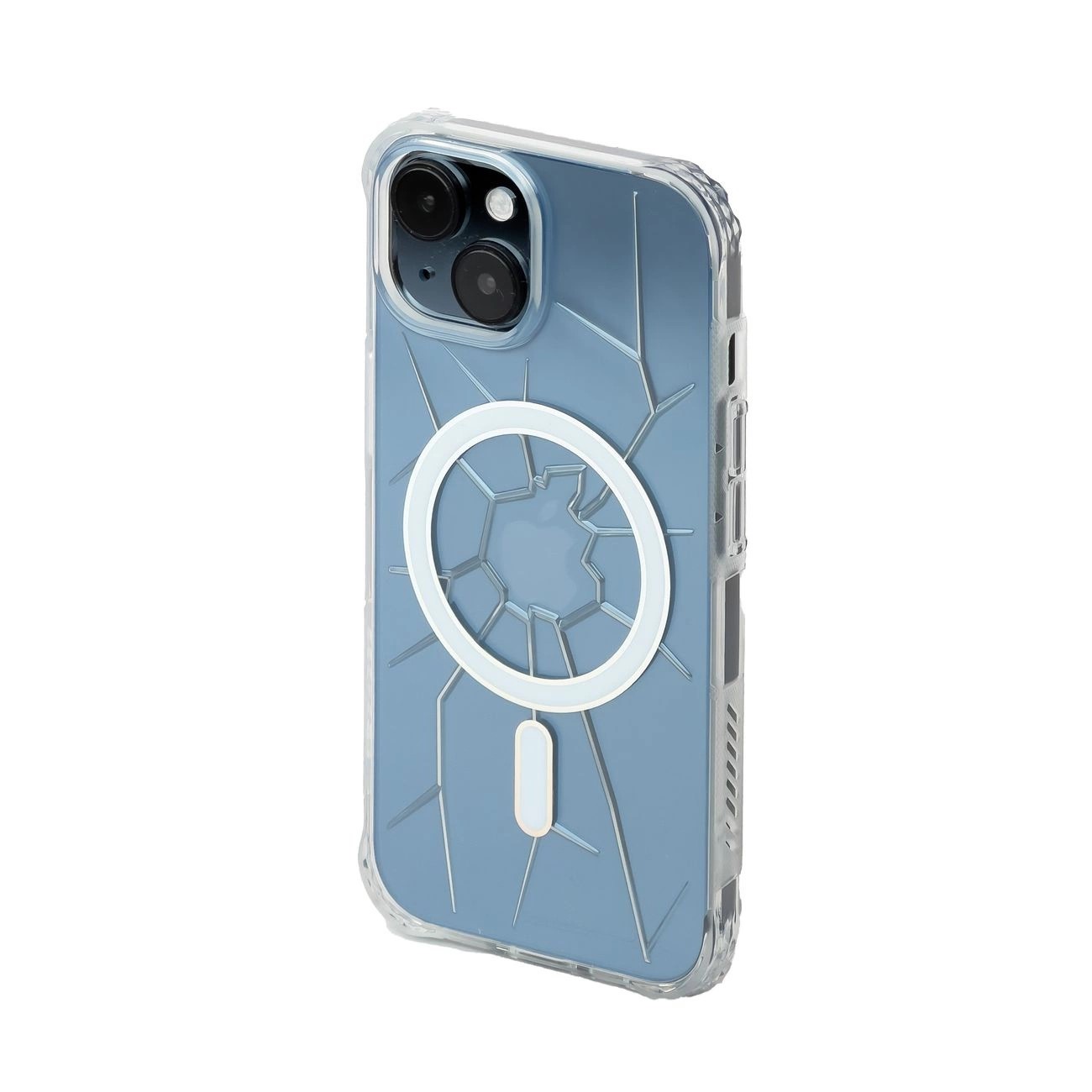 Husa Protectie Kingxbar Seria Crack -Transparenta Iphone 15